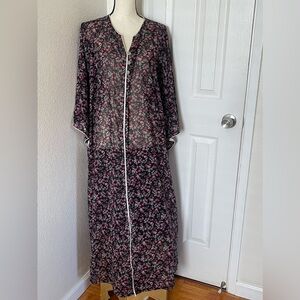 Chiffon dress long sleeves